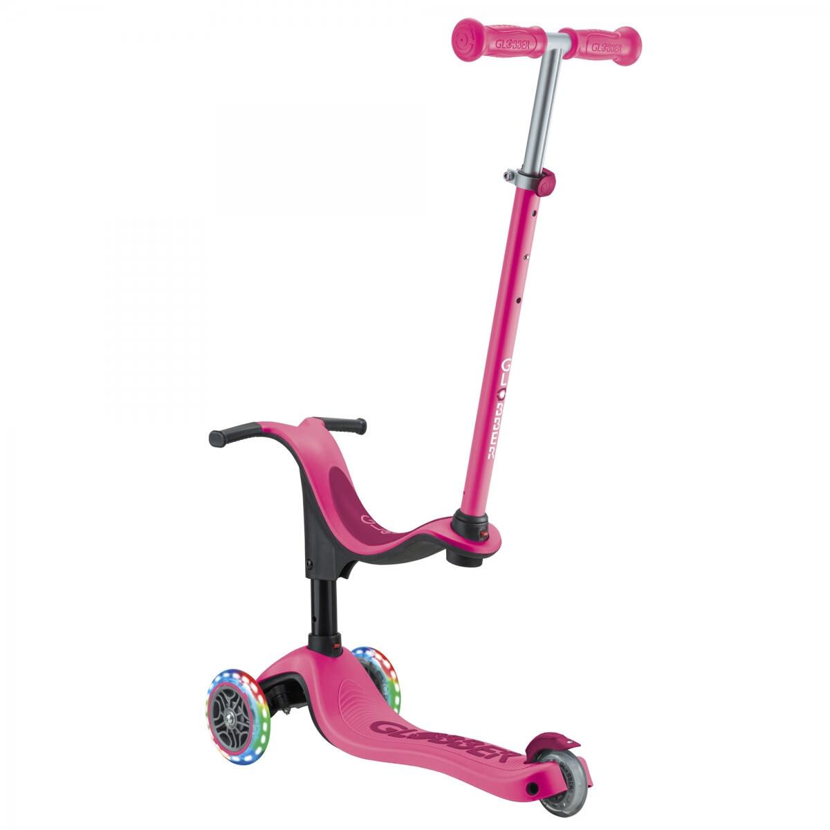 Trottinette évolutive GO-UP SPORTY LIGHTS - Rose Fuchsia 2/5