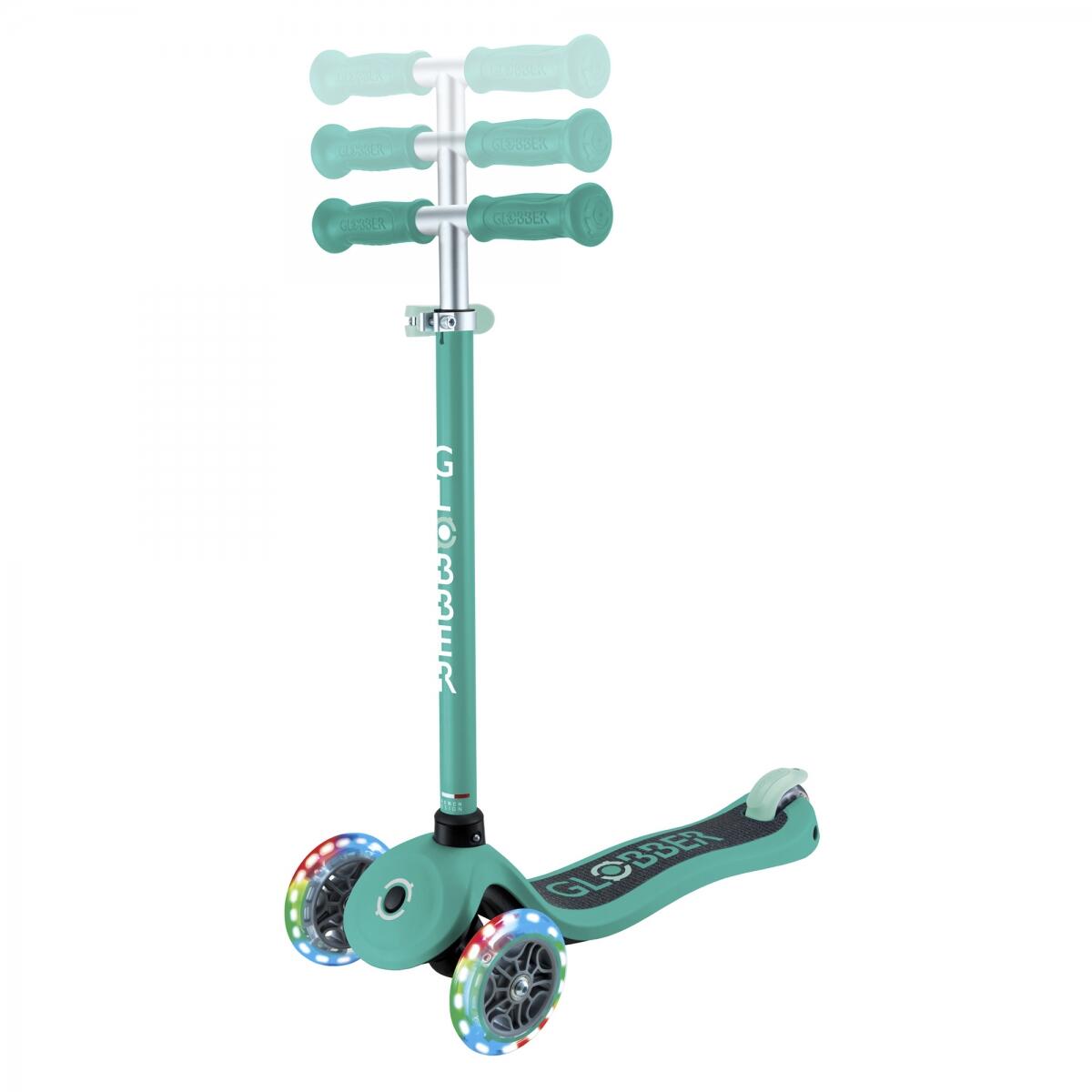 Patinete niños - PRIMO LIGHTS V2 - Verde esmeralda 2/6