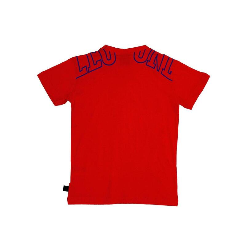 T-shirt enfant à manches courtes avec grand logo New Sporty
