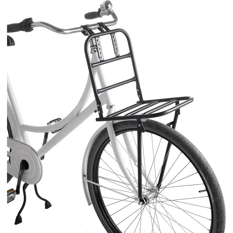 Vorderradträger für Fahrräder von Erwachsenen - schwarz matt