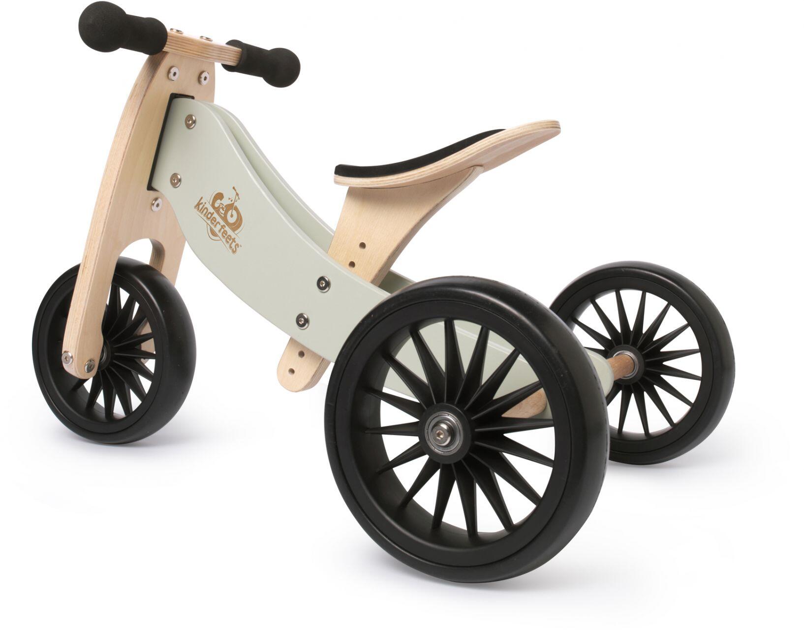 KINDERFEETS Kinderradsport Holzlaufrad  Tiny Tot Plus  Silver Sage