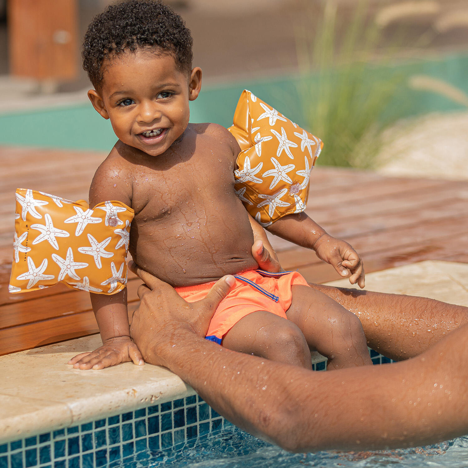 Swim Essentials Arm Bands - Orange - Seastar 2/2