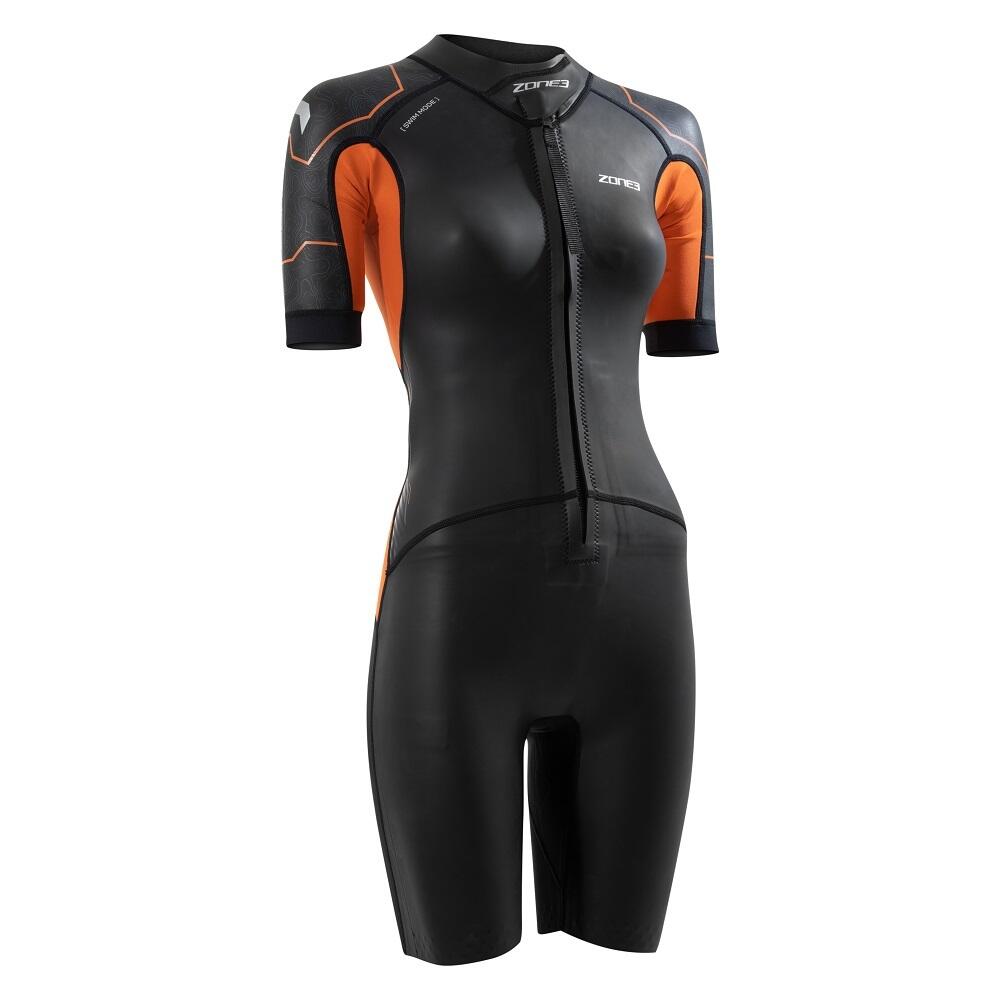 ZONE3 Versa Multi Sport Wetsuit Women's Black /Orange