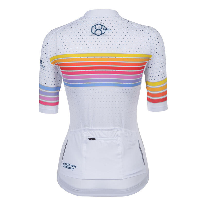 Zomer fietsjersey met korte mouw voor vrouwen 8andCounting