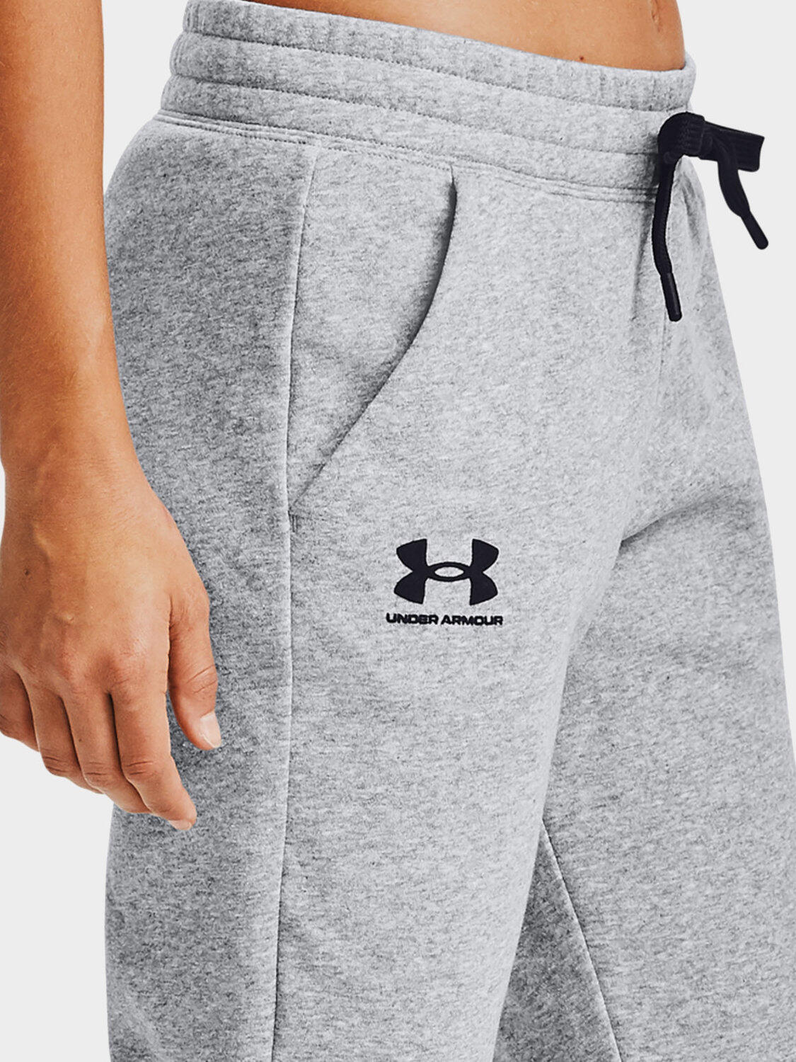 Under Armour Rival Fleece pantaloni donna - melange 3/5