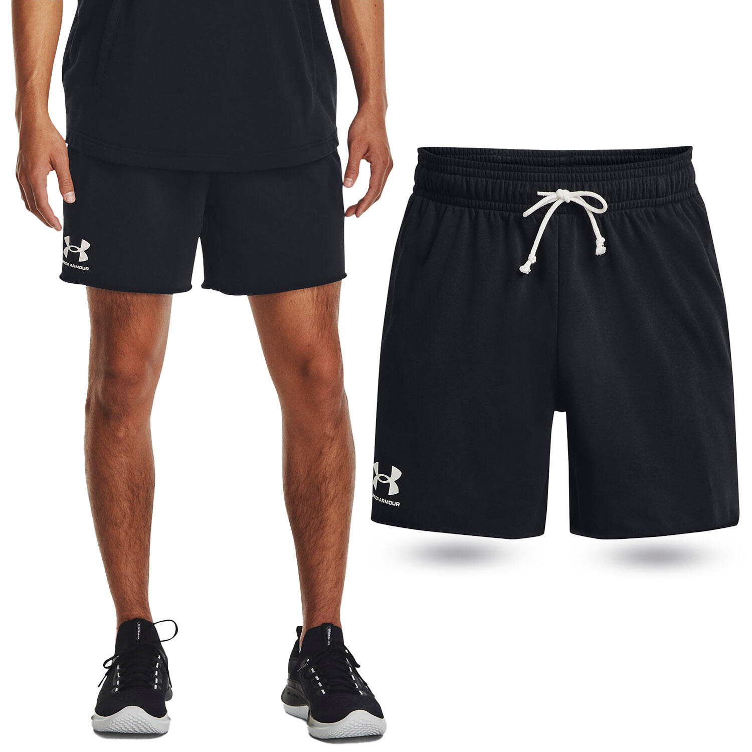 Spodenki fitness męskie UNDER ARMOUR Rival Terry 6
