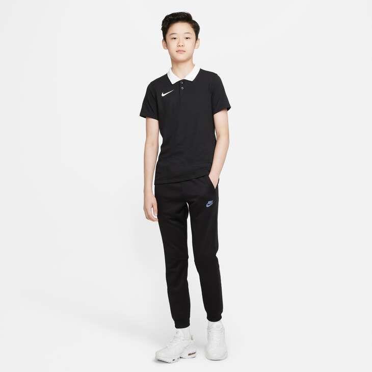 Polo junior nike nero 3/4