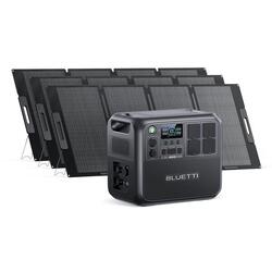 BLUETTI AC200L+3*MP200 2048Wh Générateur Solaire 2400W AC Outlets pour Camping