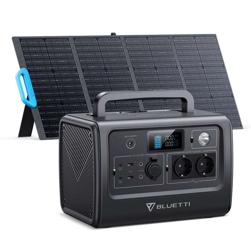 BLUETTI EB70 716Wh Zonnegenerator met PV120 Zonnepaneel