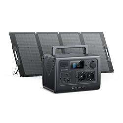 Solar Powerstation BLUETTI EB55+PV120S,700W zonne-generator voor outdoor camping
