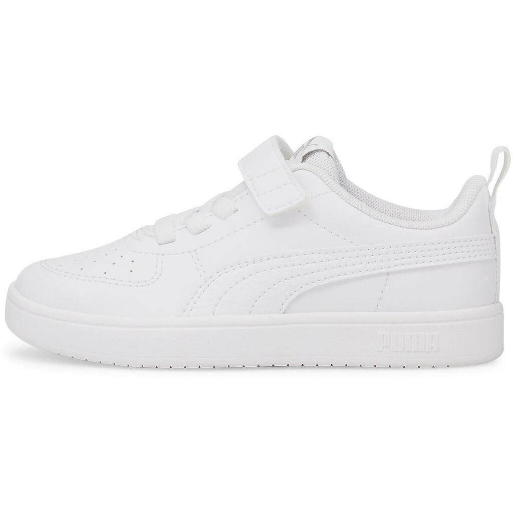 Childrens/Kids Rickie Ac Ps Faux Leather Trainers (White)