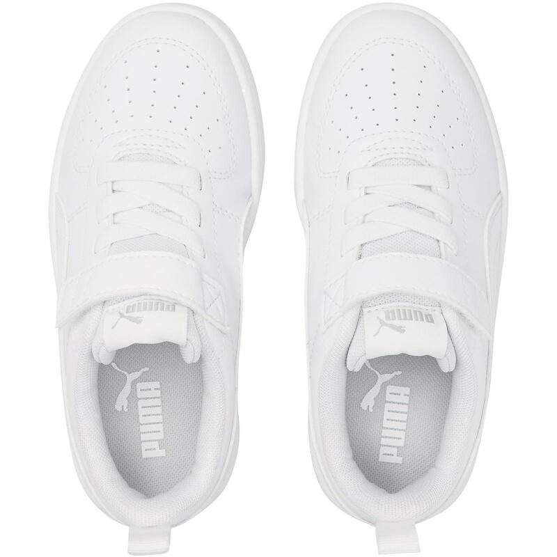 Pantofi sport copii Puma Rickie Ac Ps, Alb