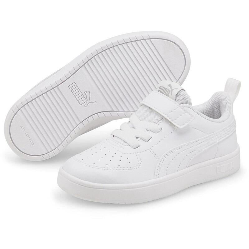 Baskets Puma Rickie Ac Ps, Blanc, Enfants