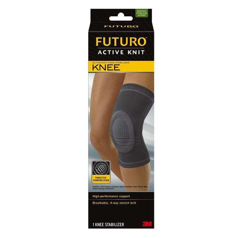 Futuro Active Fit Knee Stabilizer - Grey - Decathlon