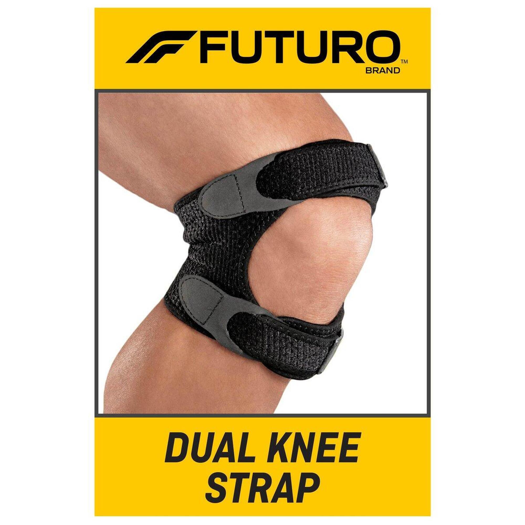 Futuro Dual Knee Strap Support - Black