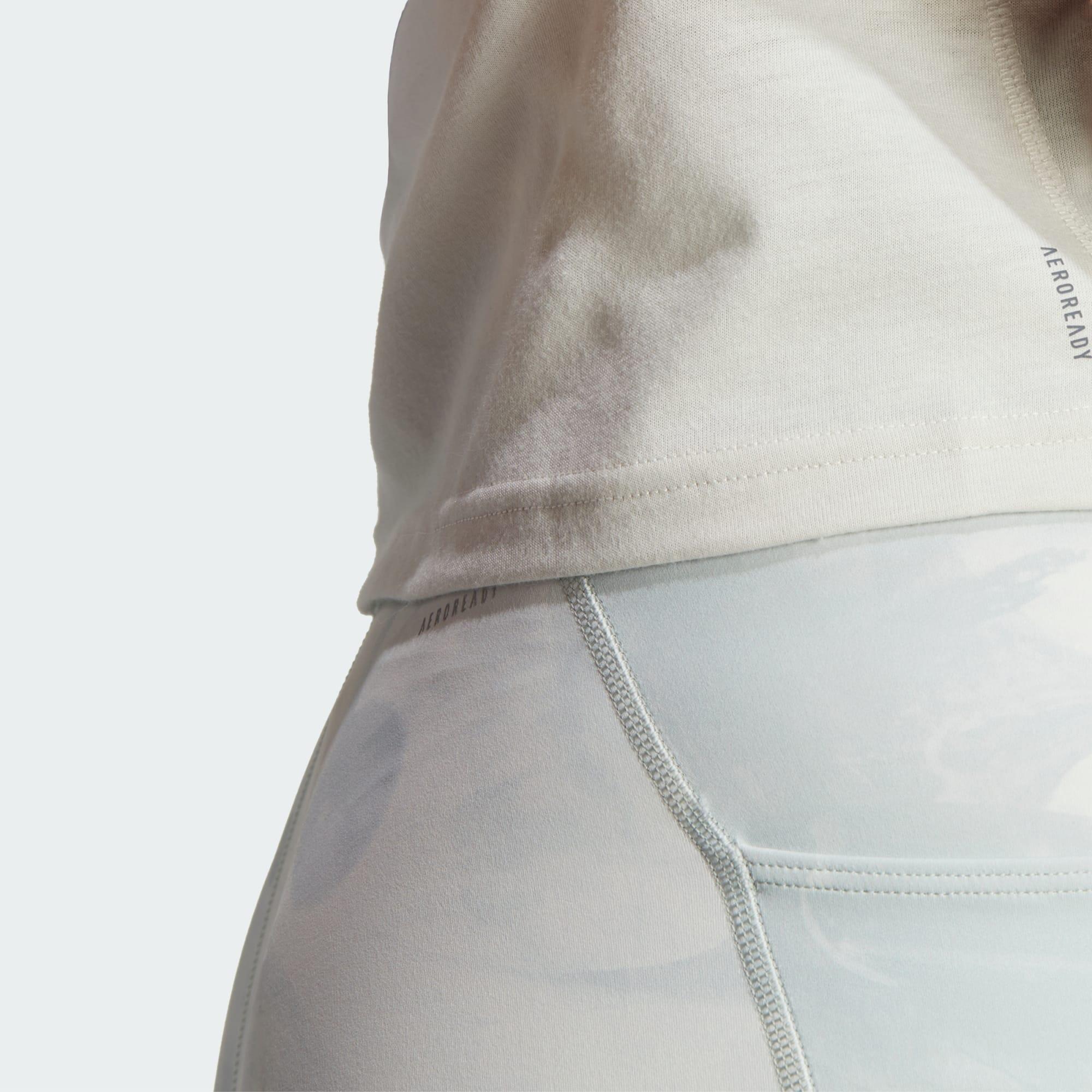 Crop top de training en coton à 3 bandes Train Essentials 5/5