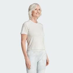 Crop top de training en coton à 3 bandes Train Essentials