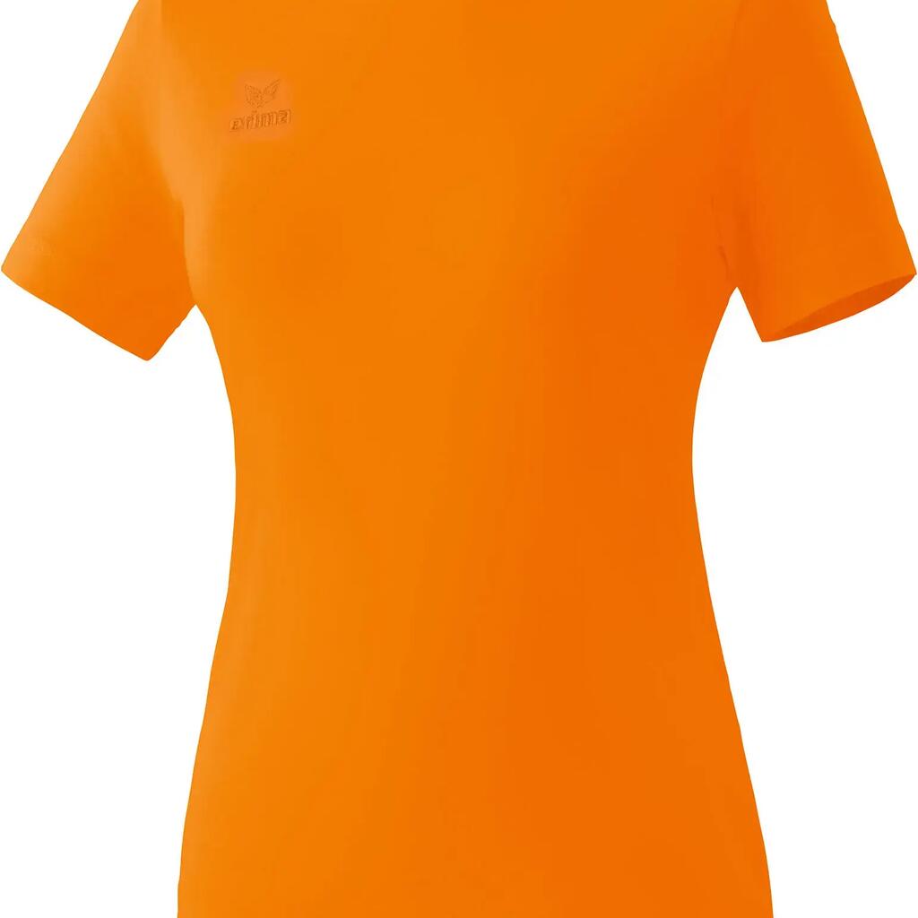 Erima Women's Fitted Crew Neck T-Shirt Orange