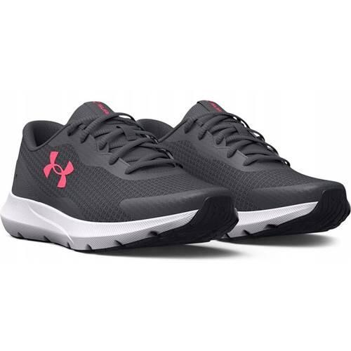 Chaussures de course Femmes Under Armour Surge 3 Gris