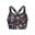 HTY021 Non Wire Medium Sport Bra - Floral Pattern