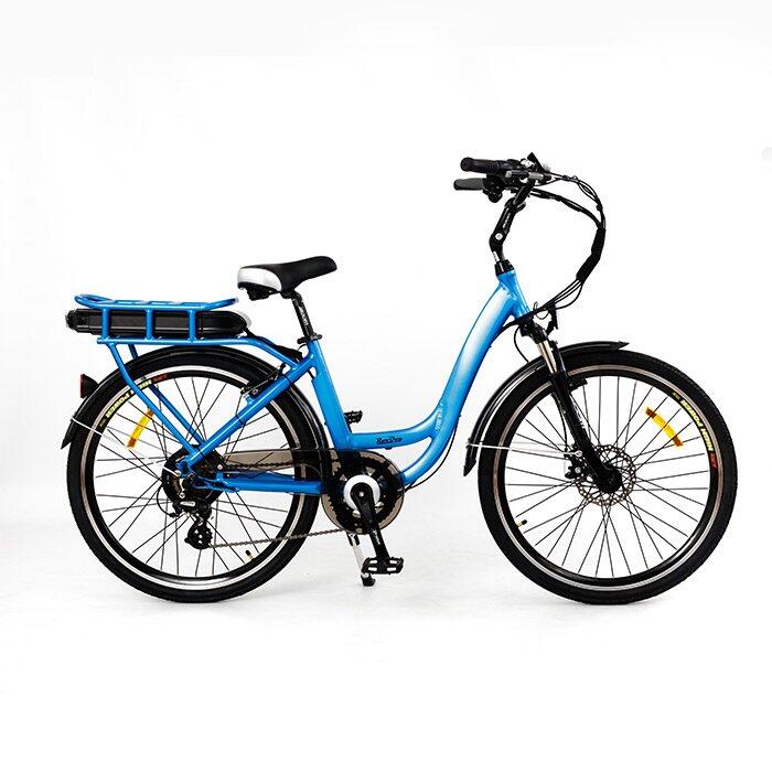 RooDog Chic Step Through Electric Bike, 10Ah - Electric Blue 1/1