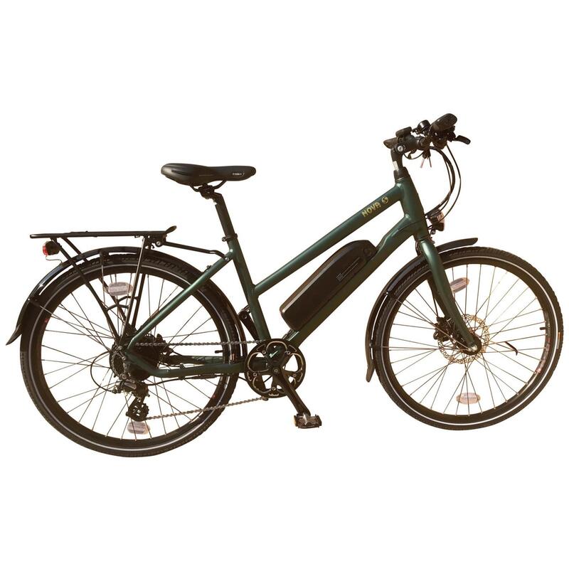 Batribike Nova-S Trapeze Hybrid Electric Bike, 10.4Ah - Green