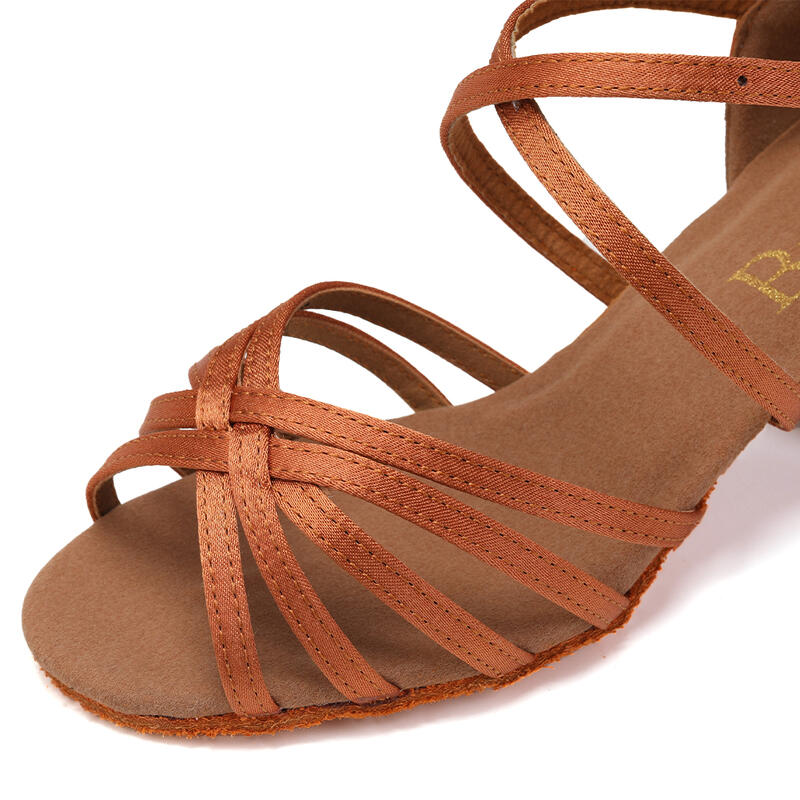 SAPATO DE BAILE SALSA HAVANA BEIGE 5 CM MULHER