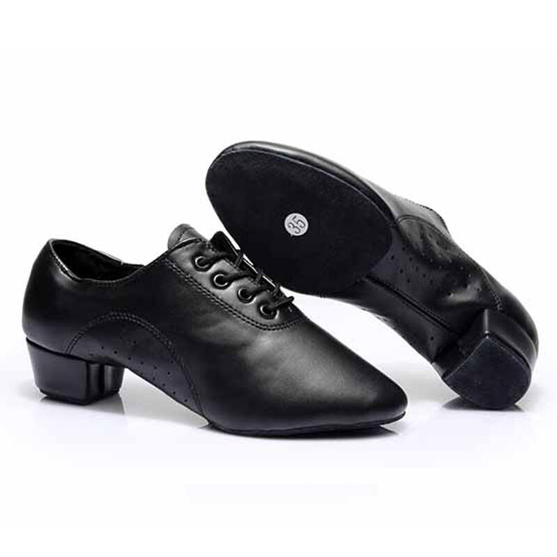 Chaussures de danse moderne en cuir noir Cadiz