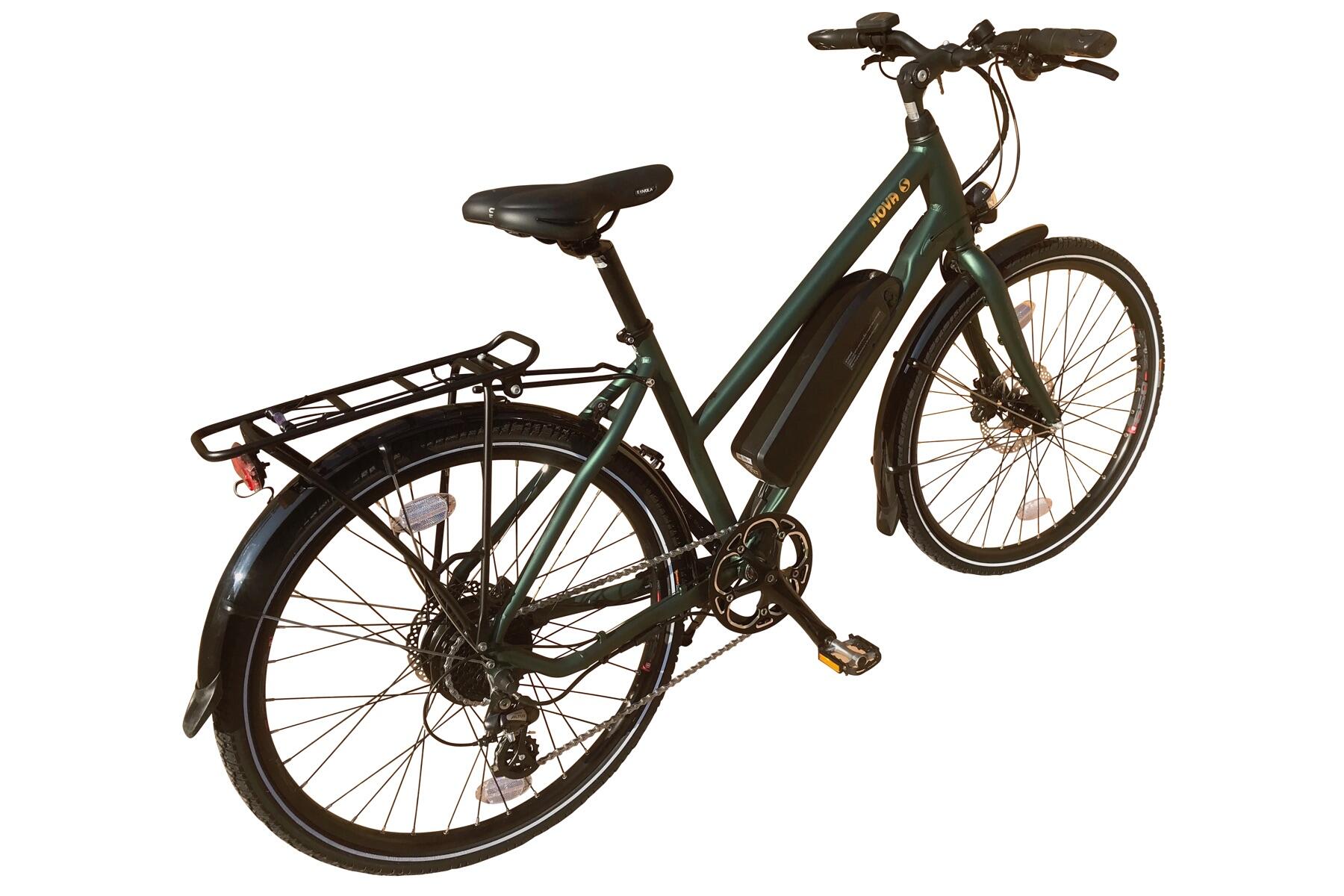 Batribike Nova-S Trapeze Hybrid Electric Bike, 10.4Ah - Green 2/2