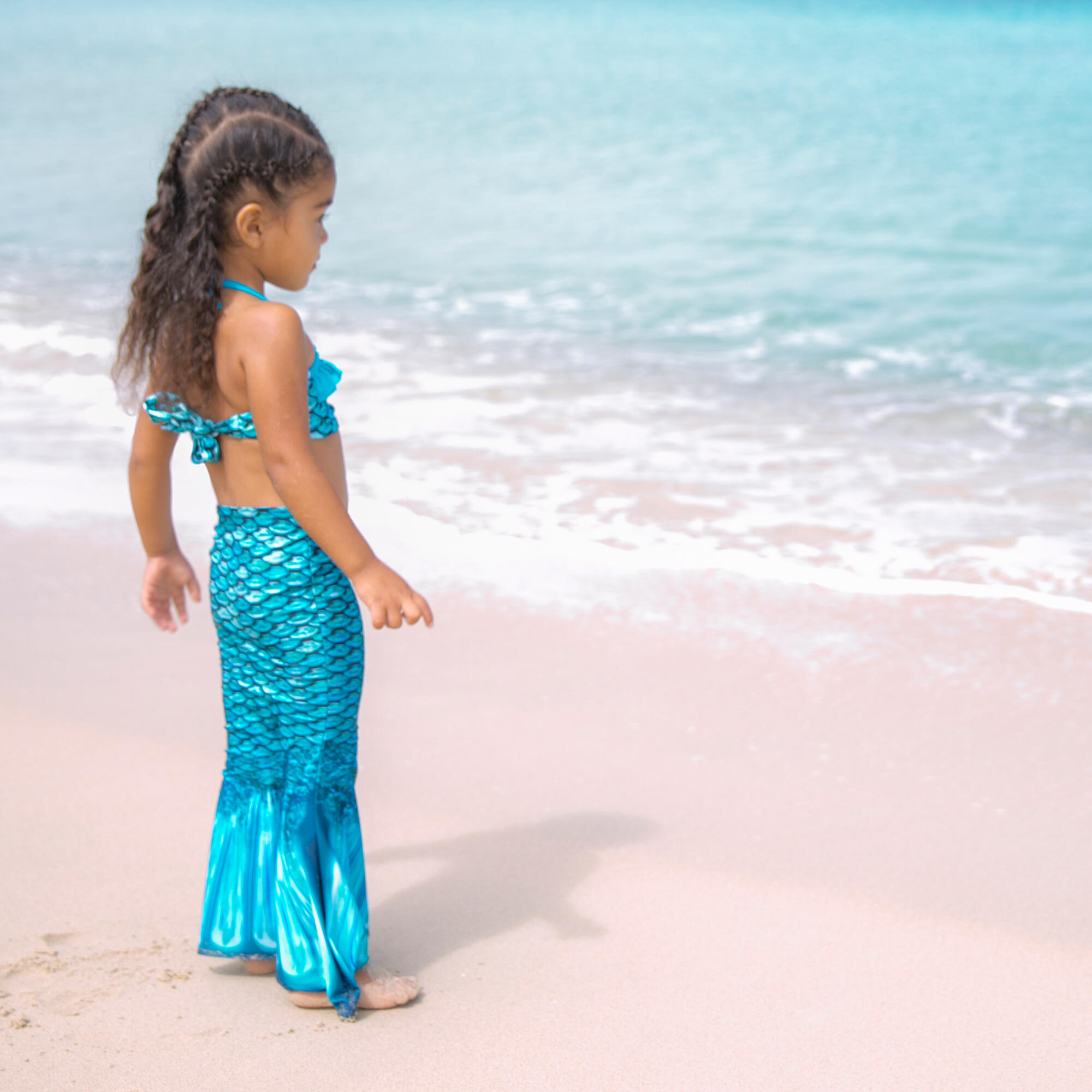 Fin Fun Meerjungfrau Bikini Set TIDAL TEAL 2/2