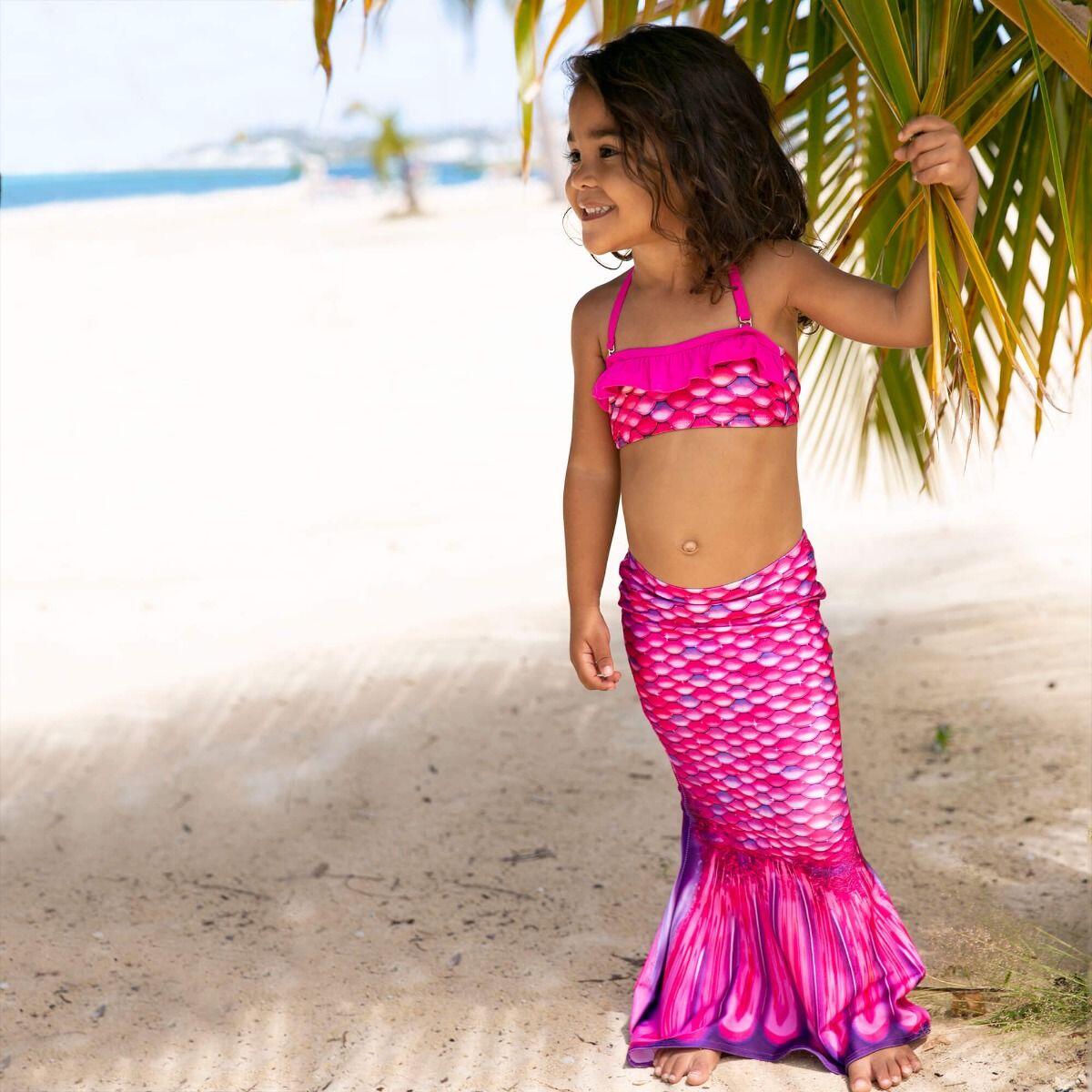 Fin Fun Meerjungfrau Bikini Set MALIBU PINK 2/2