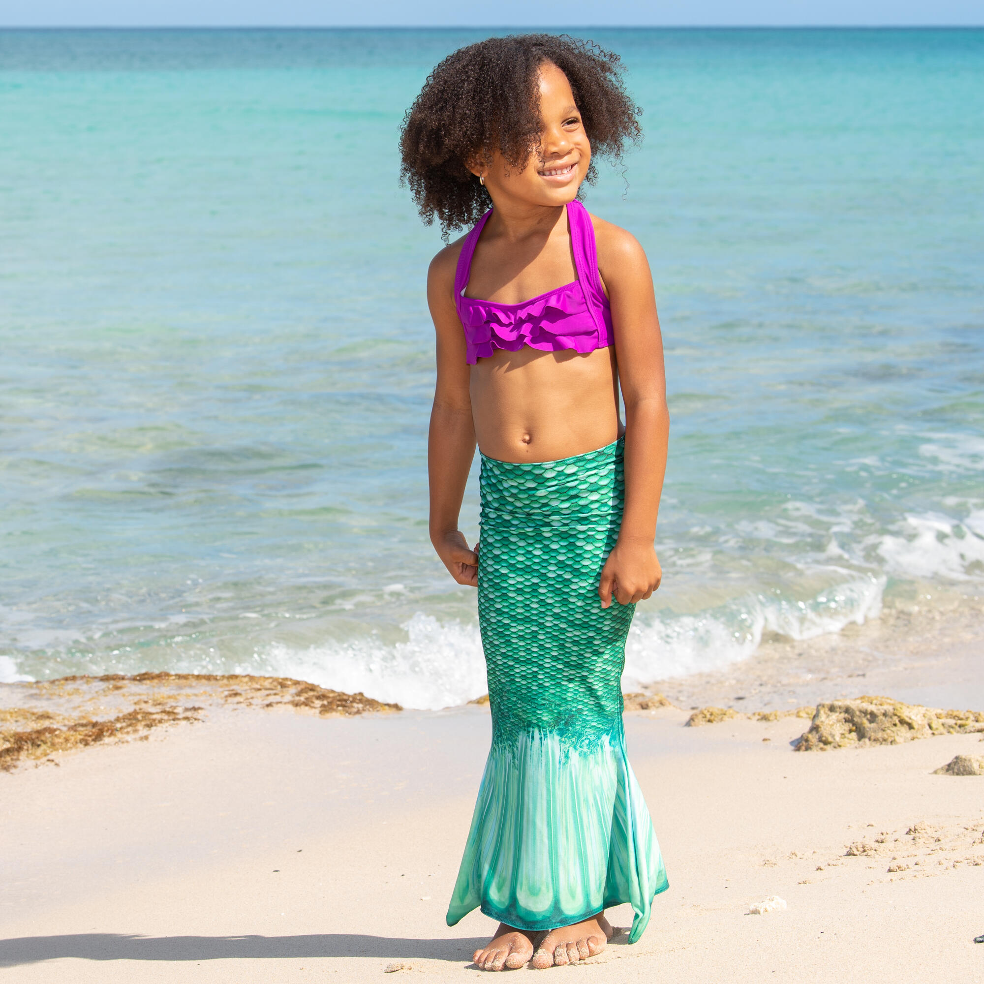 Fin Fun Meerjungfrau Bikini Set CELTIC GREEN 2/2