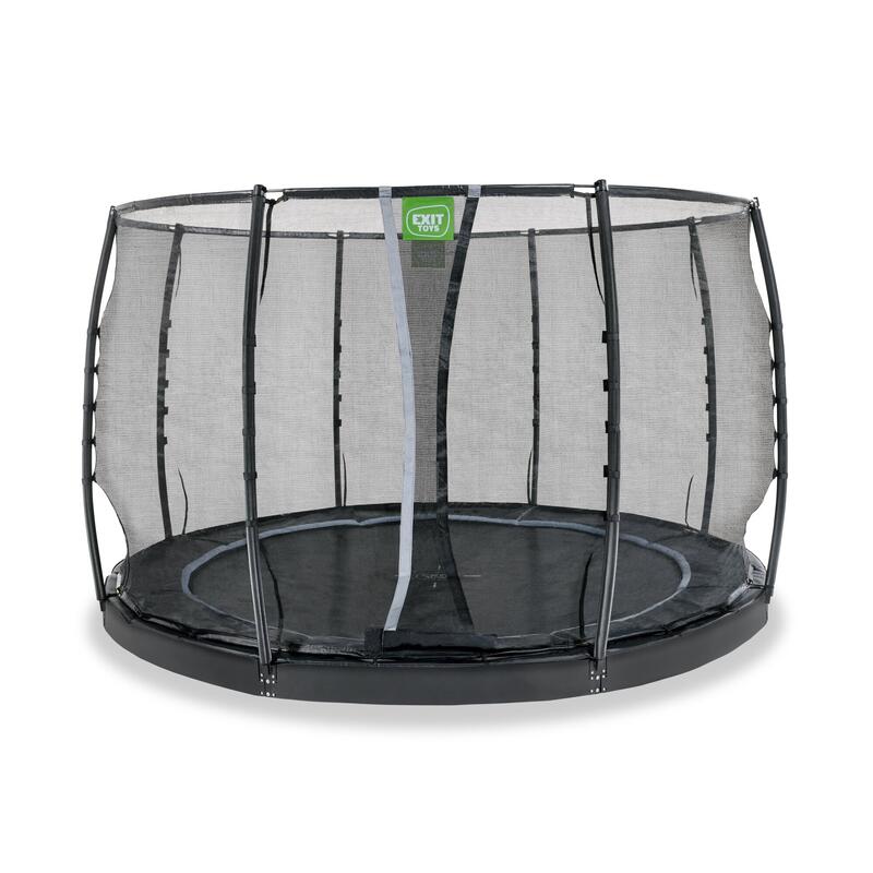 Dynamic groundlevel trampoline ø305cm met veiligheidsnet