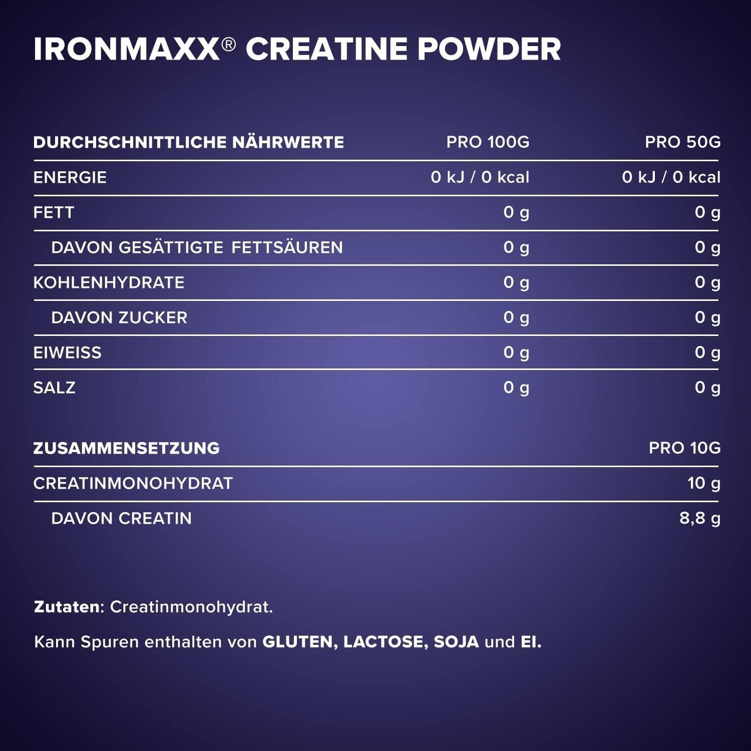 Creatine 300g IronMaxx 2/4