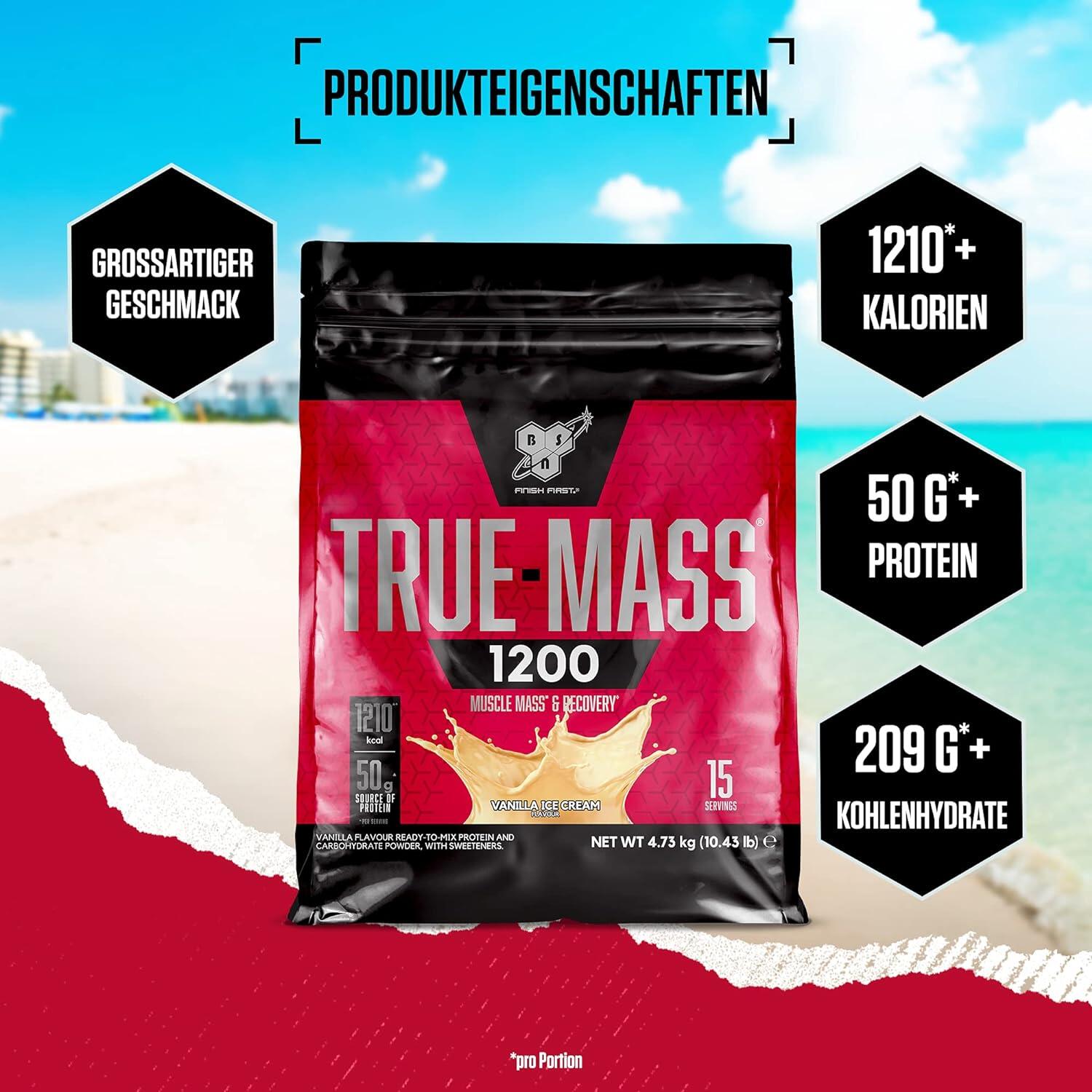 Hard gainer - True Mass 1200 - Glace à la Vanille 4800g 4/5