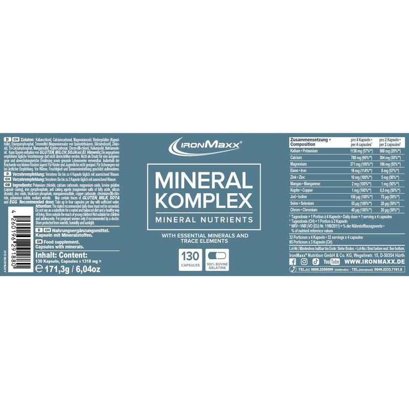 Mineral Complex 130caps IronMaxx