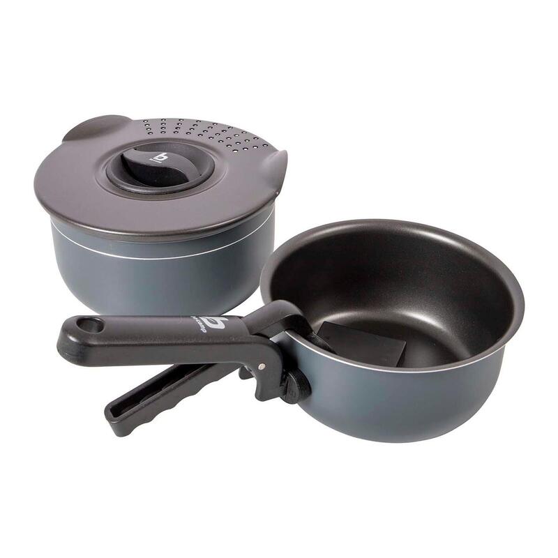 Set de cuisine Trekking Aluminium Batterie Camping Alu Poêle 5 pièces