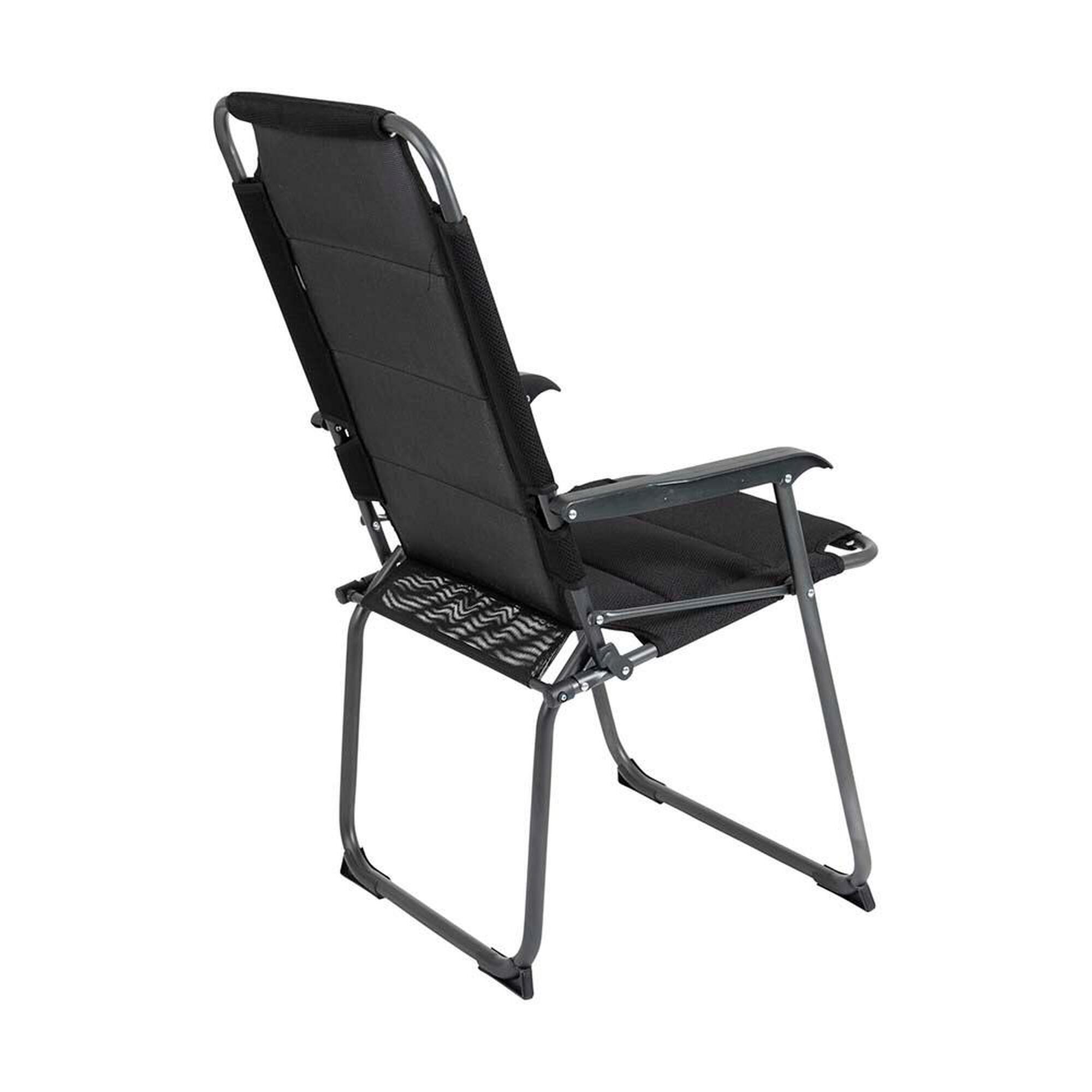 Bo-Camp - Silla - Copa Rio - Comfort XXL Air - Acolchada - Negro