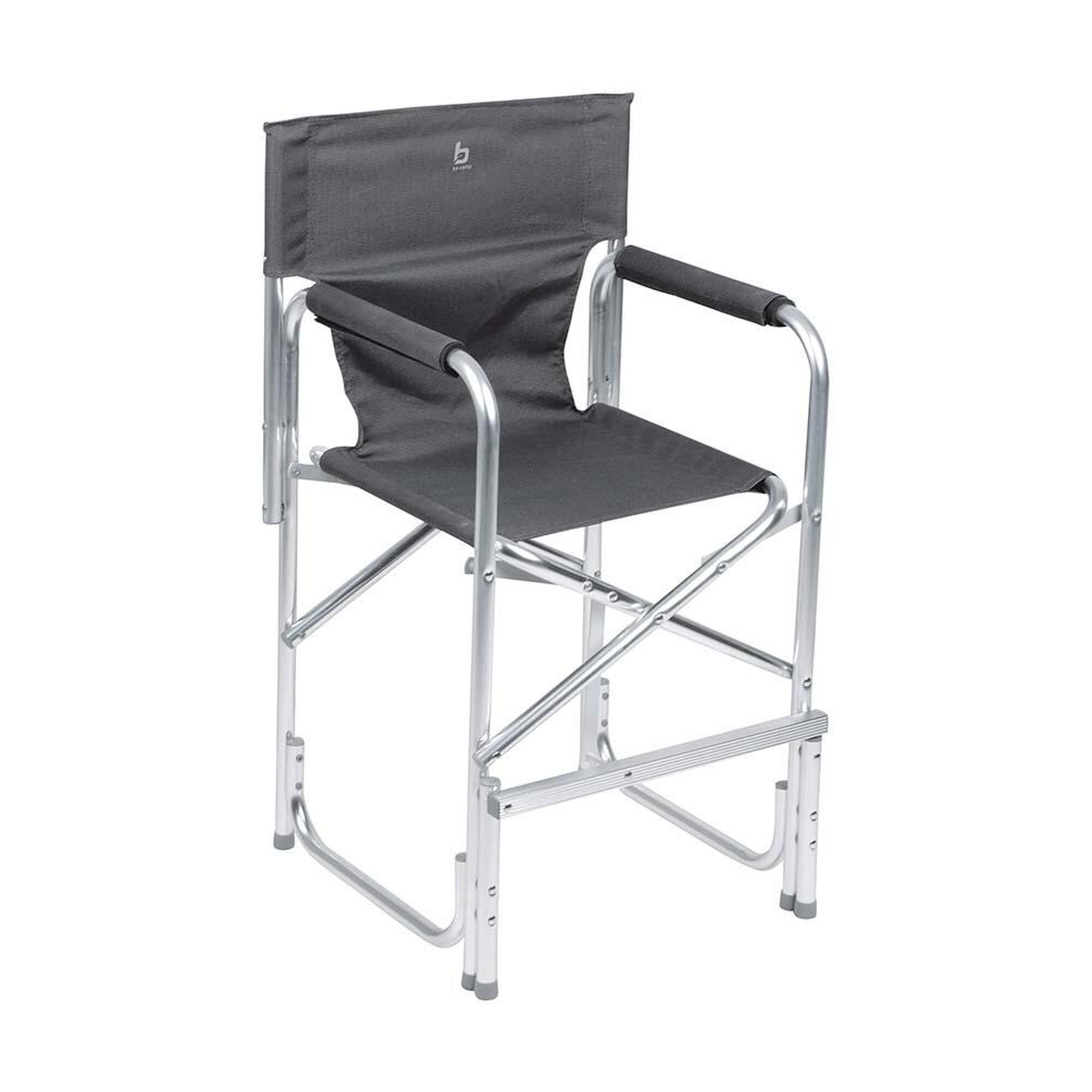 Bo-Camp Kindercampingstoel - Opvouwbaar - Aluminium - Antraciet