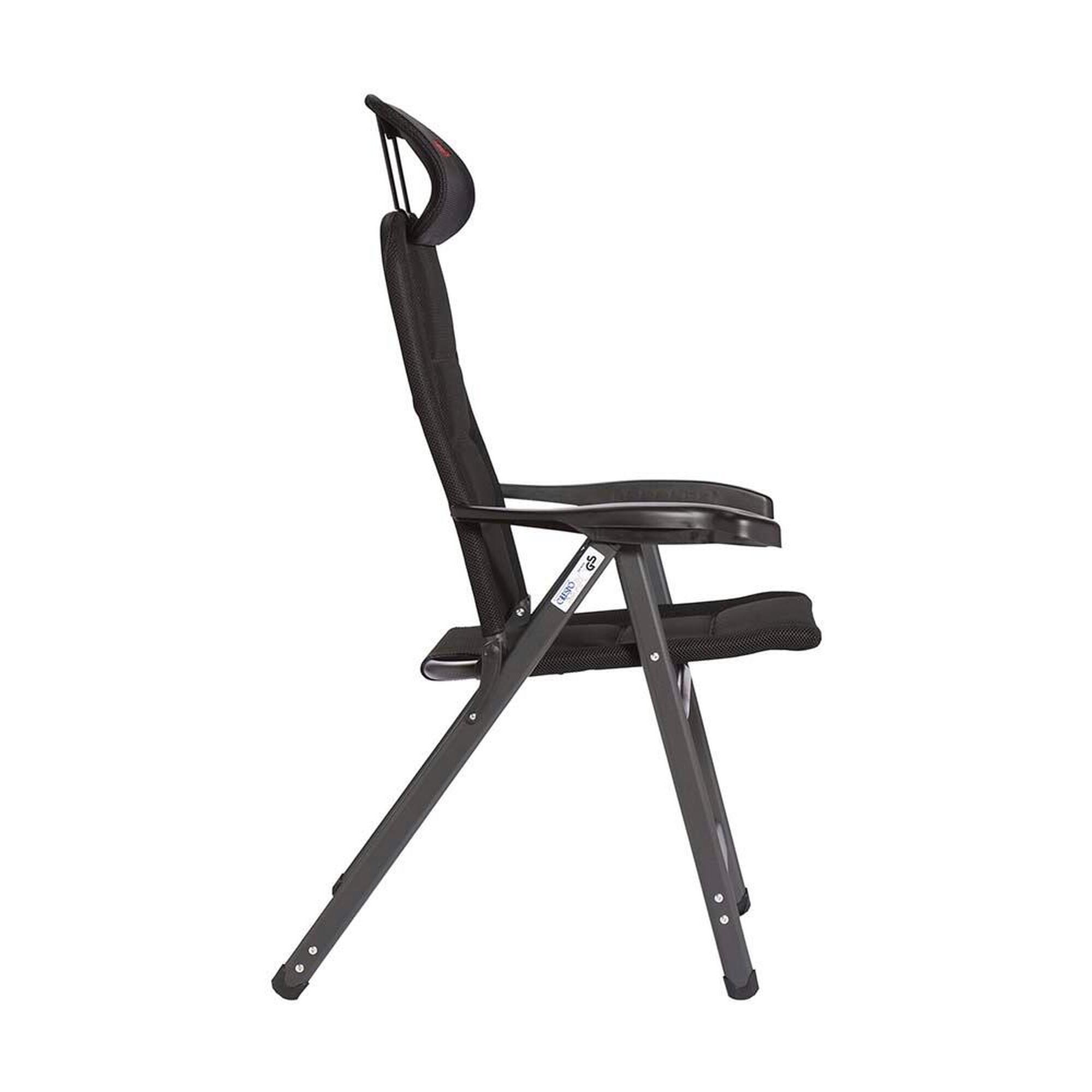 Silla Plegable de Camping Crespo AP/237-ADCS Compact 7 Posiciones Negro