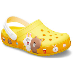 Fun Lab Line Friends Clog (Kids) Yellow