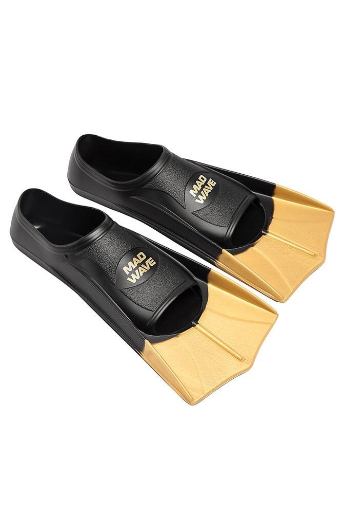 MAD WAVE Barbatanas de natação curtas MAD WAVE FINS TRAINING Dourado