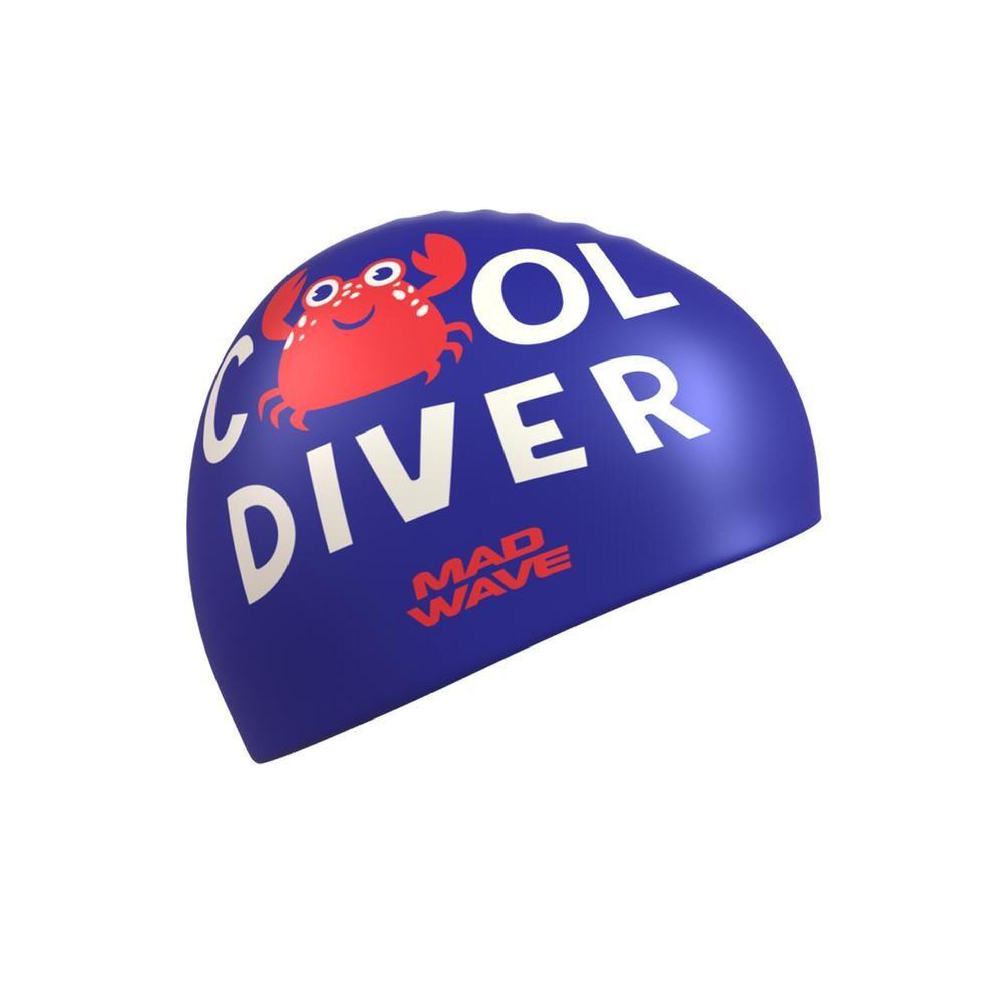 Gorro de natación Junior de silicona COOL DIVER