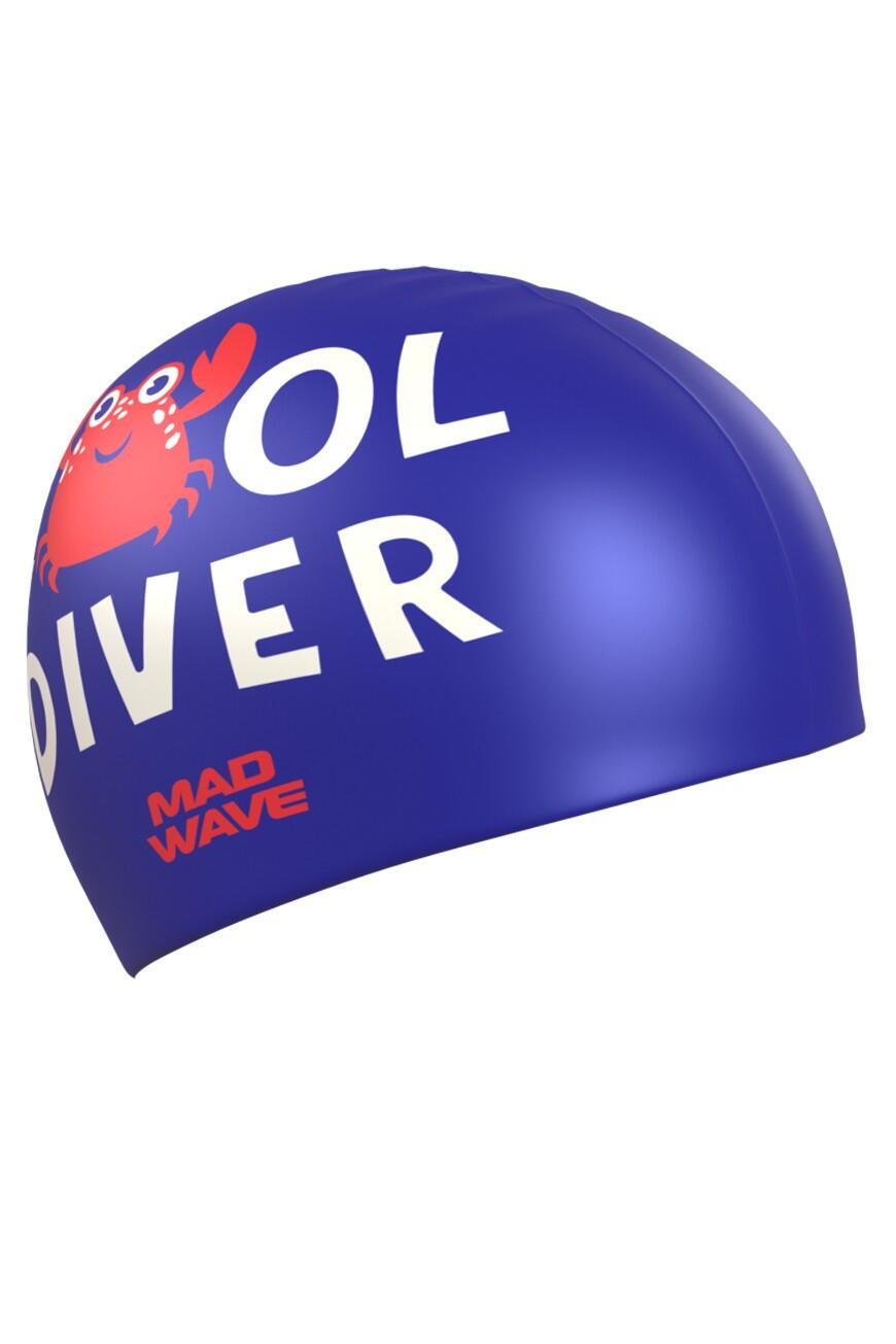 Touca de natação Junior de silicone COOL DIVER 2/3