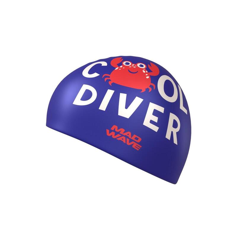 Gorro de natación Junior de silicona COOL DIVER