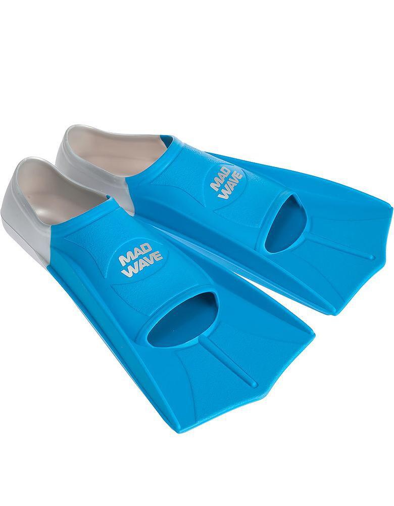 MAD WAVE Barbatanas de natação curtas MAD WAVE FINS TRAINING Azul
