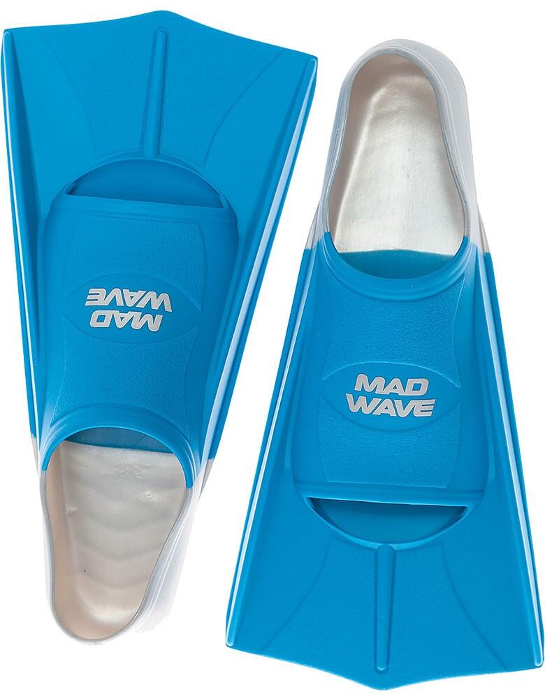 Aletas natación cortas MAD WAVE FINS TRAINING Azules 2/5