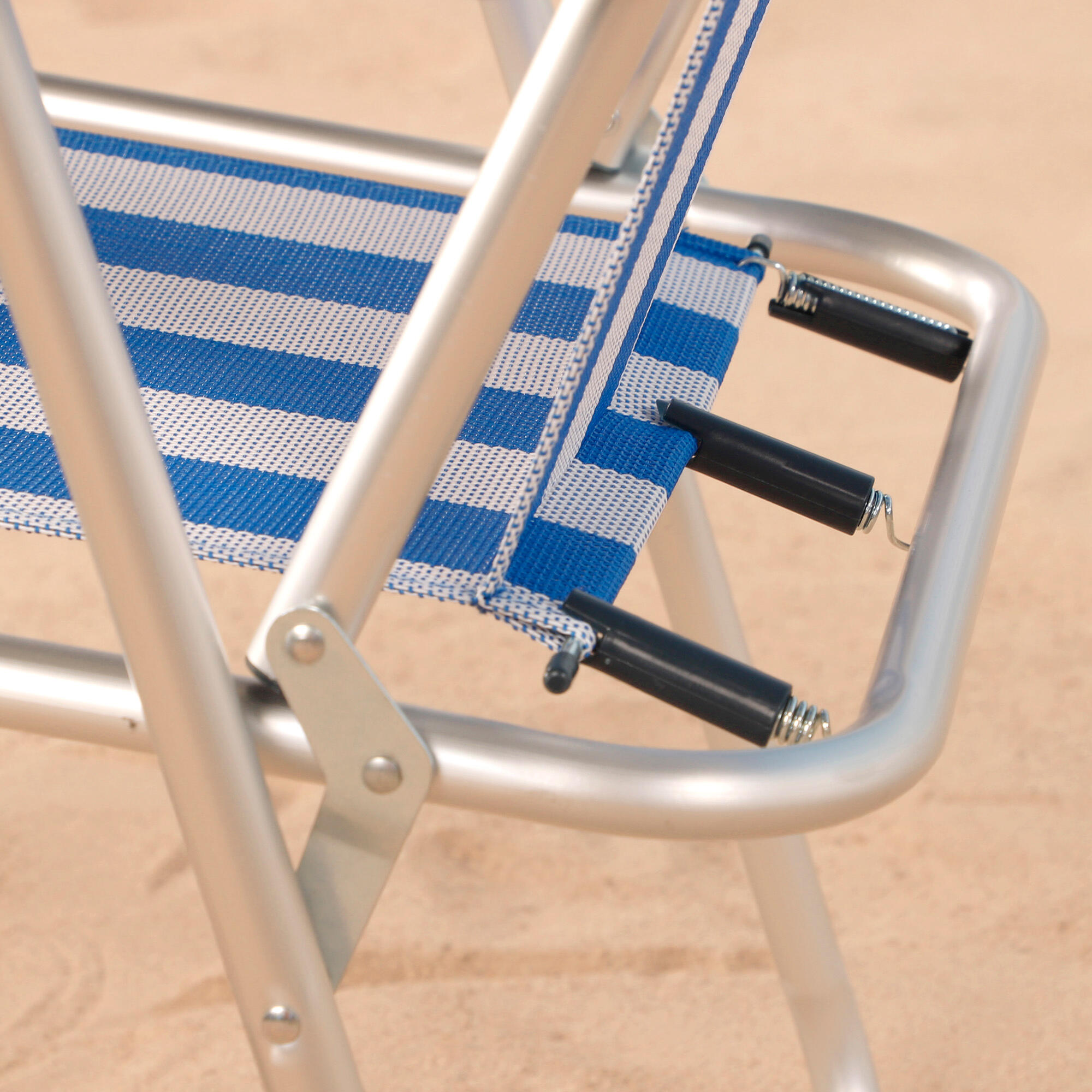 Sedia pieghevole fissa 44x45x76 cm in alluminio sailor Aktive 6/7