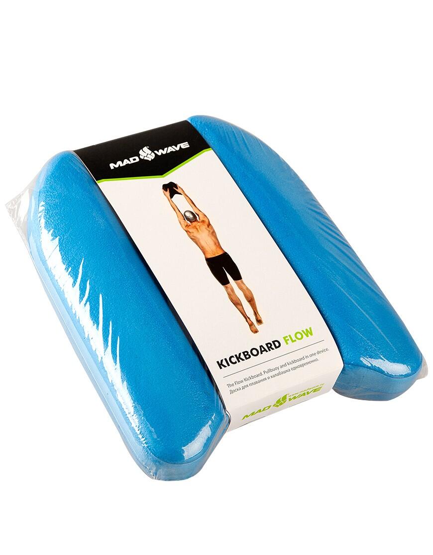 Planche de natation Mad Wave Flow bleue 4/4