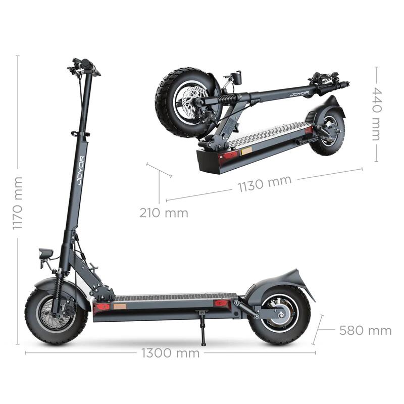 Patinete Eléctrico Joyor Y10 DGT Negro 6/8
